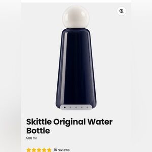 Skittle Original Water Bottle - Navy with White Cap 500ml/17oz